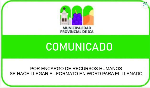 COUNICADO CONCURSO